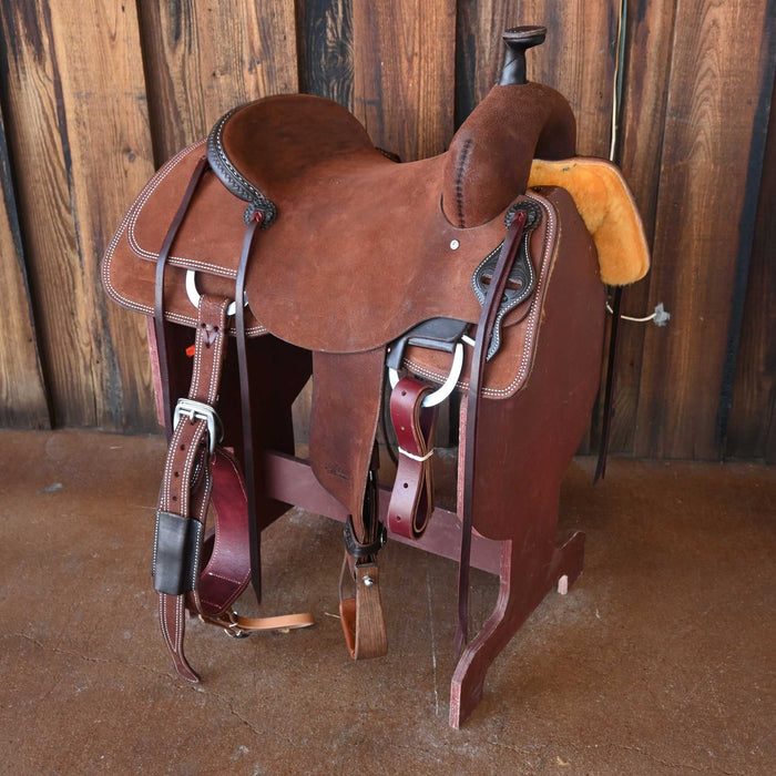16" JEFF SMITH BUSTER WELCH RANCH CUTTER SADDLE