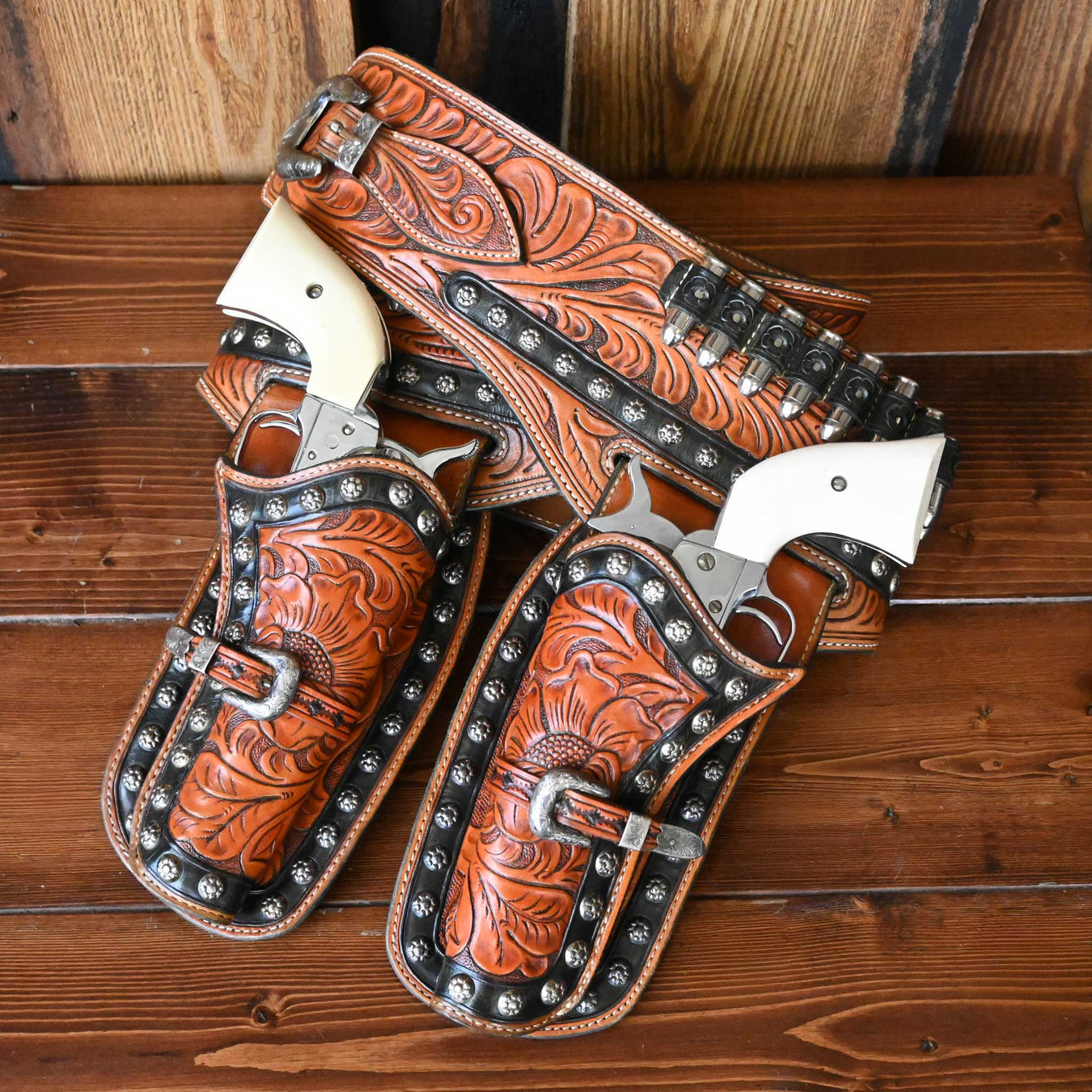 Frank Calabrese Custom Made Gun Holster & Belt Set Collectibles W. Ostin