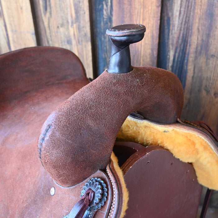 16" JEFF SMITH BUSTER WELCH RANCH CUTTER SADDLE