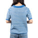 Collared Blue Stripe Sweater Top WOMEN - Clothing - Tops - Short Sleeved Wishlist