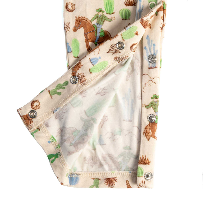 Baby Boy's Saddle Up Cowboy Polo Romper KIDS - Baby - Baby Boy Clothing Goosies