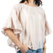 Wild Ruffle Stripe Pink Top WOMEN - Clothing - Tops - Short Sleeved Vine & Love