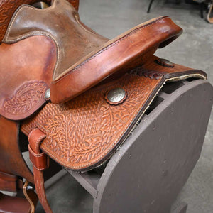 15" USED BIG HORN BARREL SADDLE Saddles Big Horn