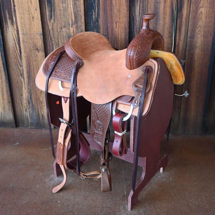 15" JEFF SMITH BUSTER WELCH RANCH CUTTER SADDLE