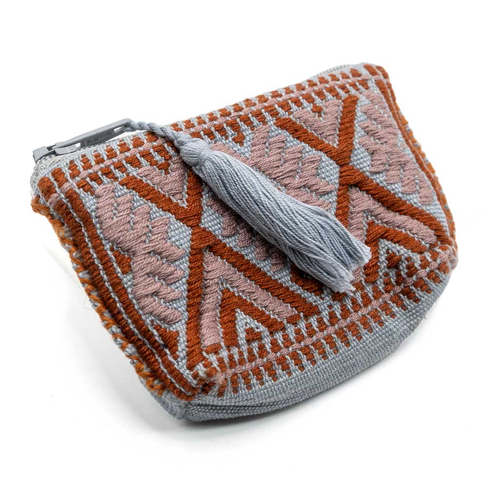 Small Coin Pouch - Blush/Brown WOMEN - Accessories - Handbags - Clutches & Pouches San Pancho Artisans