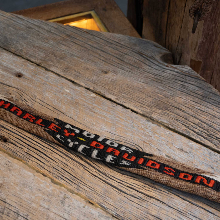 80's Prison Made Hitched Horse Hair Harley Davidson Cycles Belt
