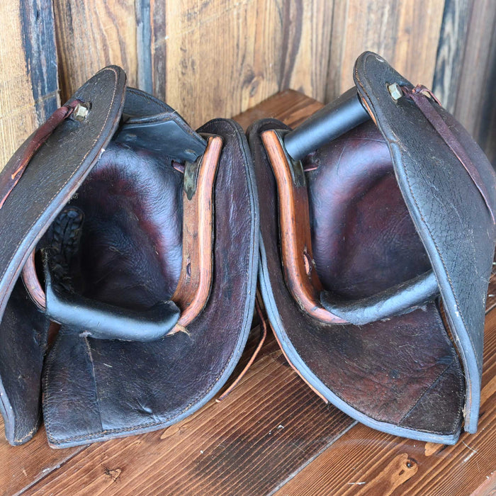 1940's Leather Tapaderos