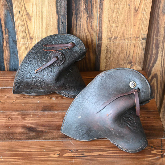 1940's Leather Tapaderos