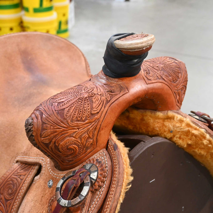 15" USED TESKEY'S RANCH SADDLE