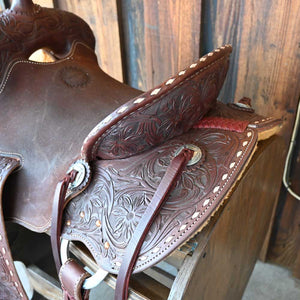 13.5" USED JEFF SMITH ROPING SADDLE Saddles Jeff Smith   