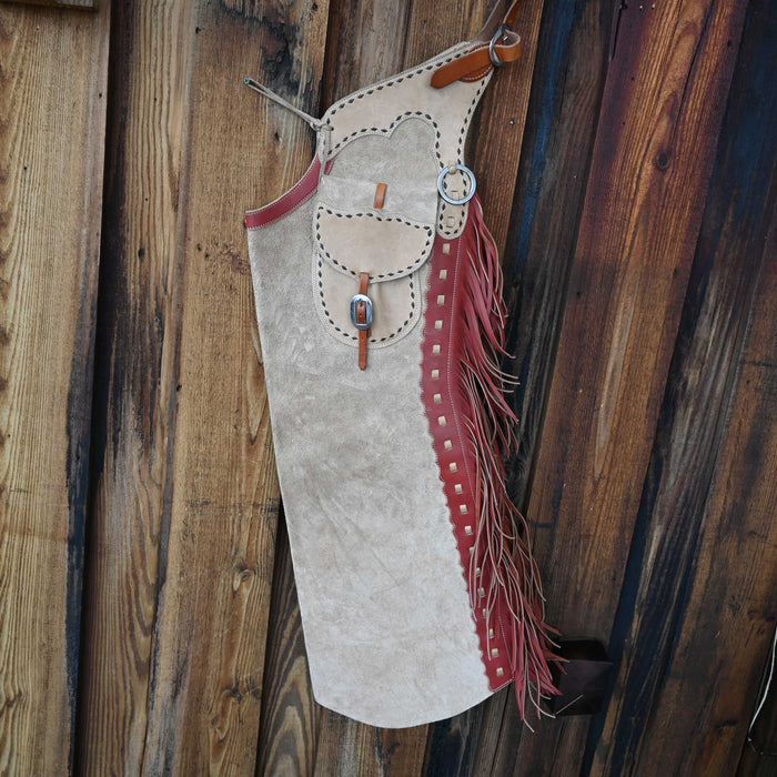 Clay Jackson Custom Stepthrough Chaps Tack - Chaps & Chinks Clay Jackson