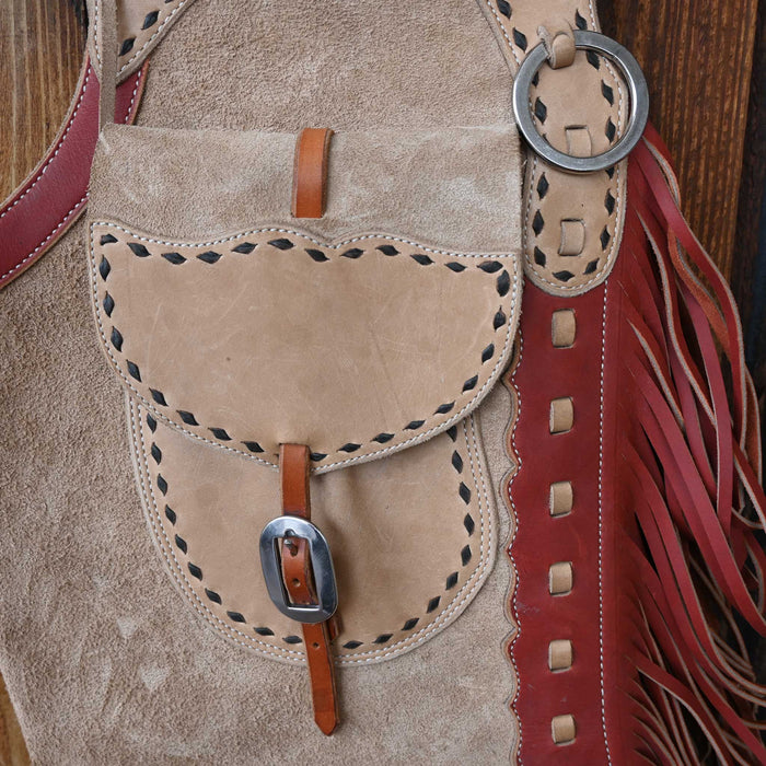 Clay Jackson Custom Stepthrough Chaps Tack - Chaps & Chinks Clay Jackson