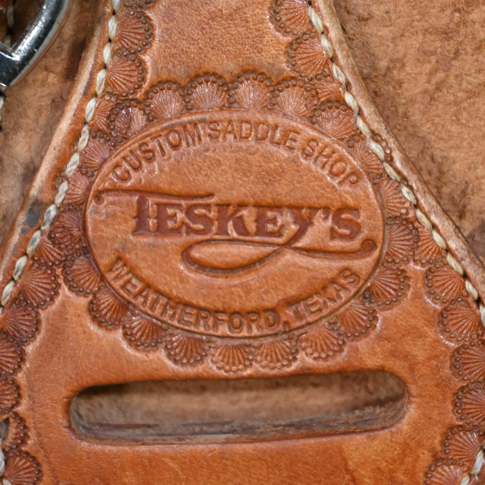15" USED TESKEY'S RANCH SADDLE