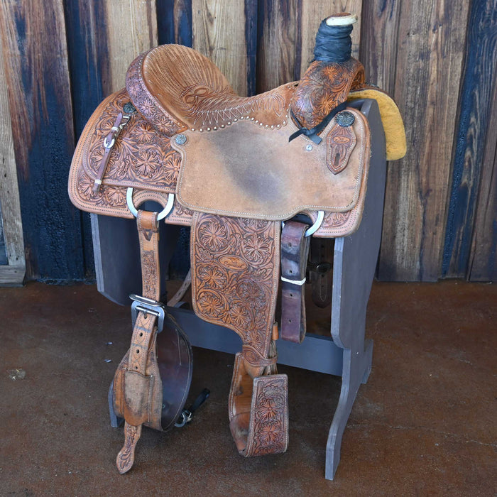 14" USED EQUITECH TEAM ROPER SADDLE