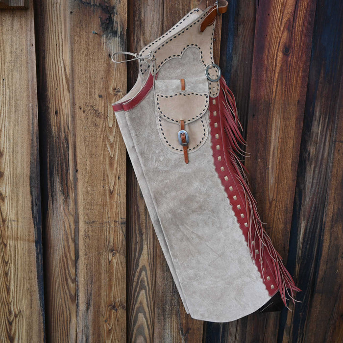 Clay Jackson Custom Stepthrough Chaps Tack - Chaps & Chinks Clay Jackson