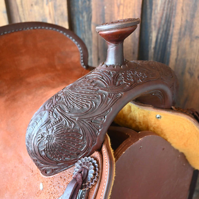 15" JEFF SMITH BUSTER WELCH RANCH CUTTER SADDLE