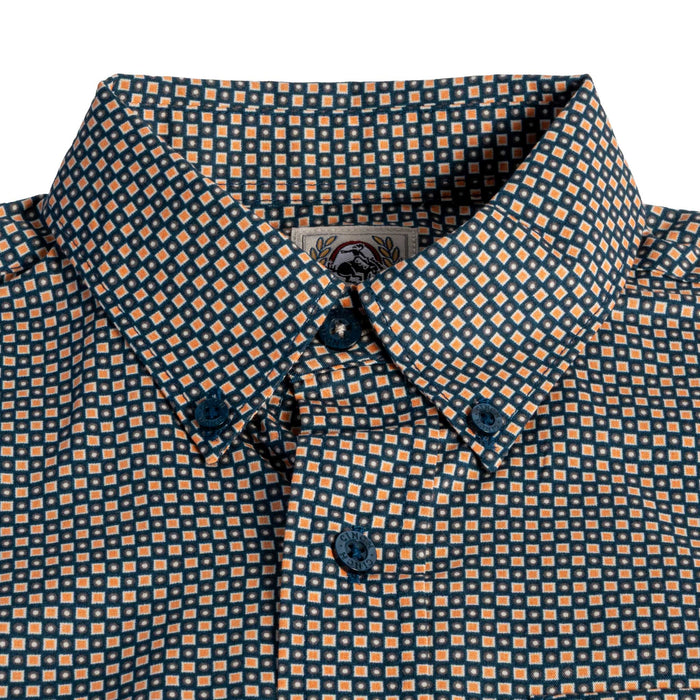 Cinch Boy's Geo Print Button Down Shirt