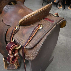 14.5" USED TESKEY'S RANCH SADDLE Saddles TESKEY'S SADDLERY LLC