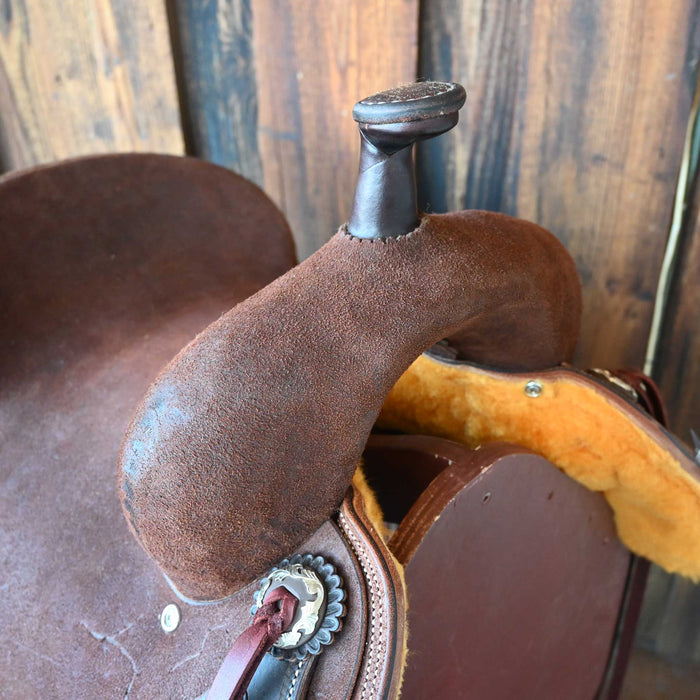 13.5" JEFF SMITH BUSTER WELCH RANCH CUTTER SADDLE