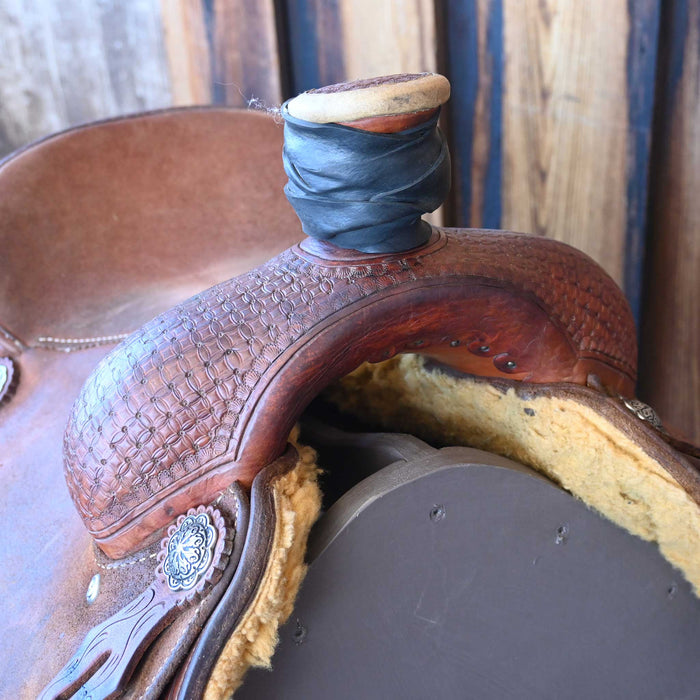 13.5" USED CACTUS TEAM ROPER SADDLE