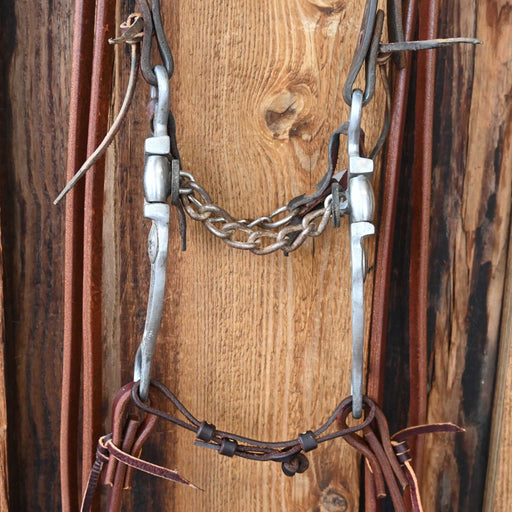 Rockin' P Chain Bridle Rig w/Split Ear Headstall Sale Barn Rockin P