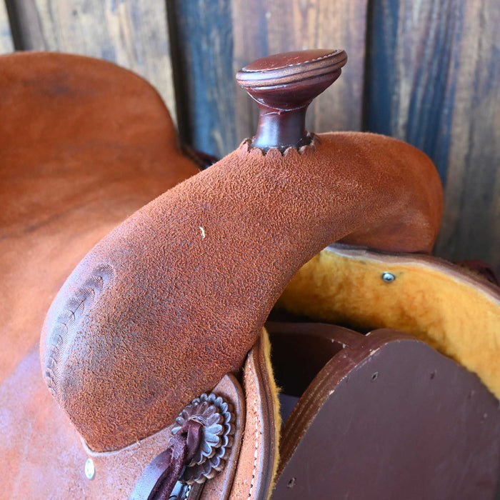 15.5" JEFF SMITH BUSTER WELCH RANCH CUTTER SADDLE