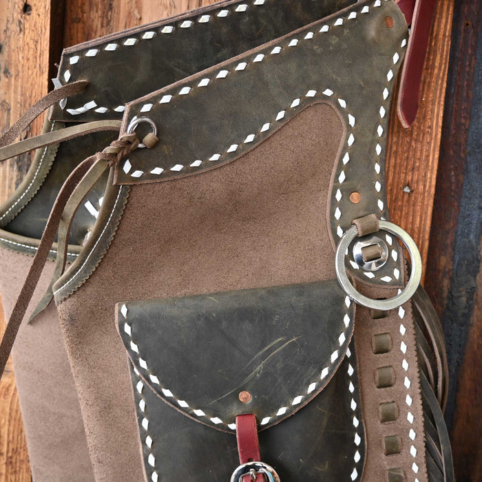 Gerry Gesell Roughout Double Pockets Stepthroughs Chaps