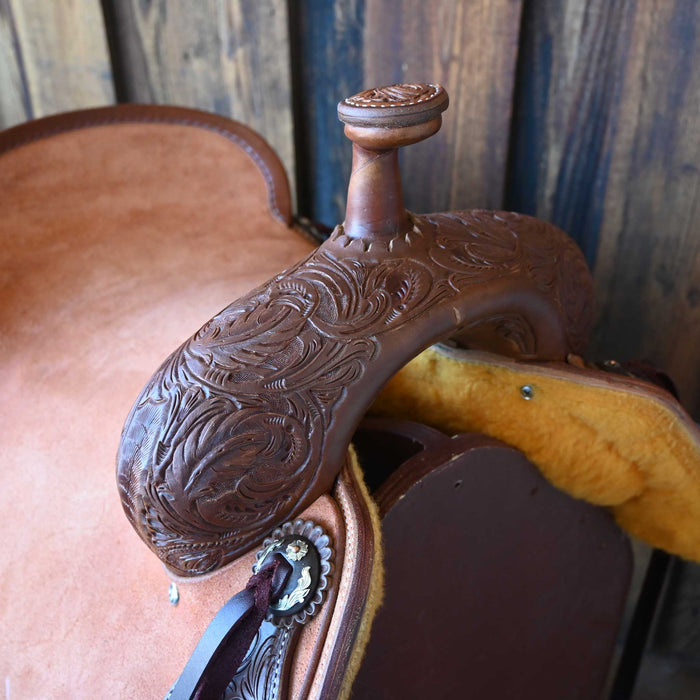 17" JEFF SMITH BUSTER WELCH RANCH CUTTER SADDLE