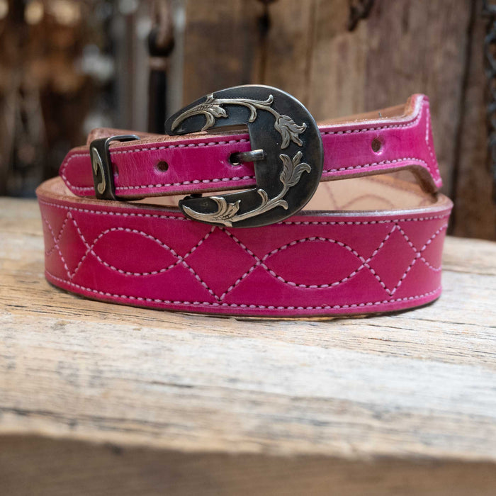 Shelbie Faye Weatherford, Tx. HOT PINK Tapered Belt - Select Size WOMEN - Accessories - Caps, Hats & Fedoras Shelbie Faye 26"