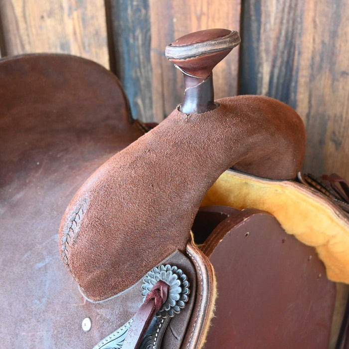 15" JEFF SMITH BUSTER WELCH RANCH CUTTER SADDLE