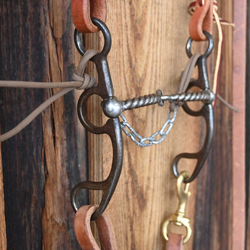 Kerry Kelley 50 20 Twisted Wire Snaffle Bridle Rig w/All New Leather Tack - Rigs Kerry Kelley