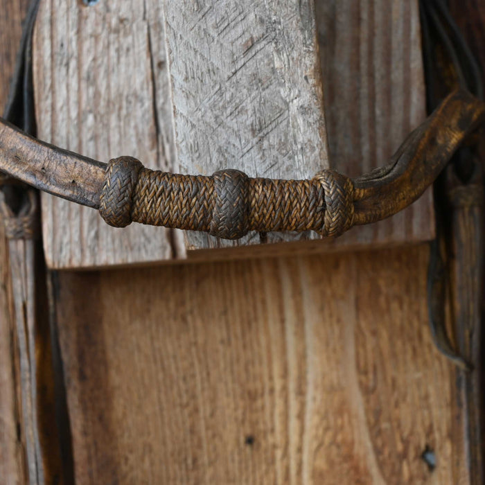 Vintage Peruvian Bridle Rig w/Silver Inlaid Bit