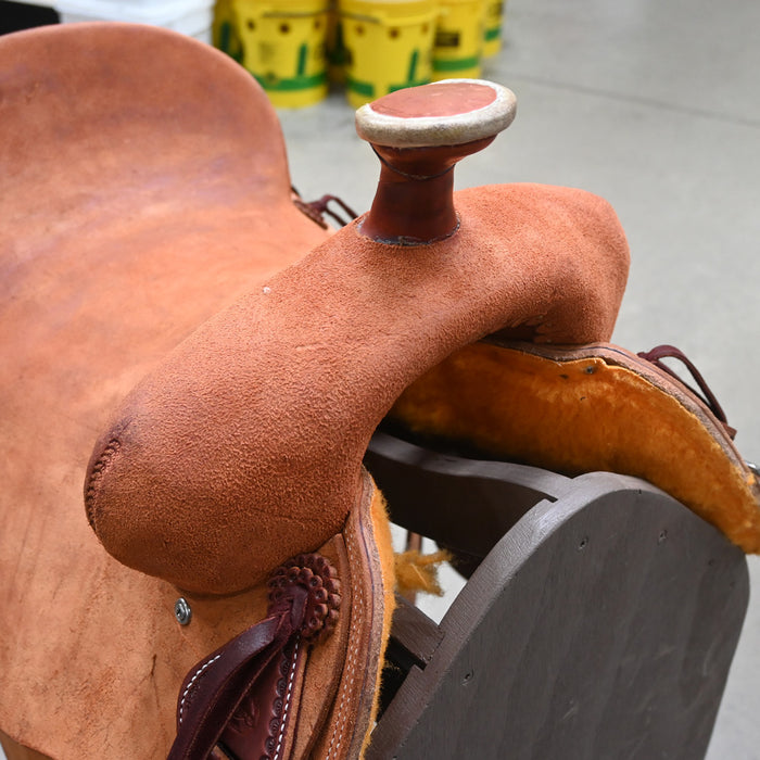 15" TESKEY'S STRIP DOWN RANCH SADDLE