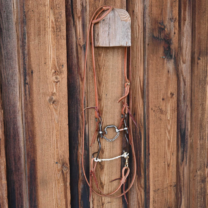 Kerry Kelley 02S Milkman Hinge Bridle Rig w/All New Leather