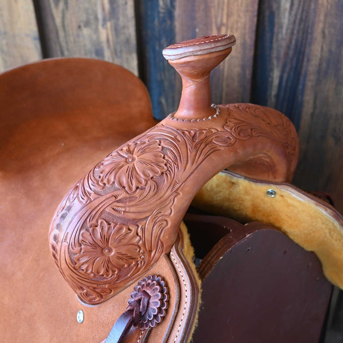 14.5" JEFF SMITH BUSTER WELCH RANCH CUTTER SADDLE