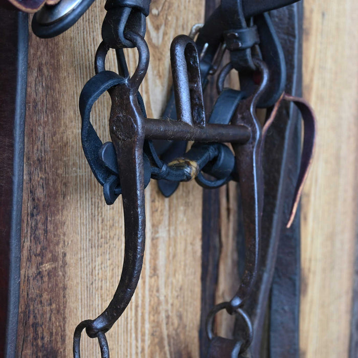 Vintage Floral Tooled Bridle Rig