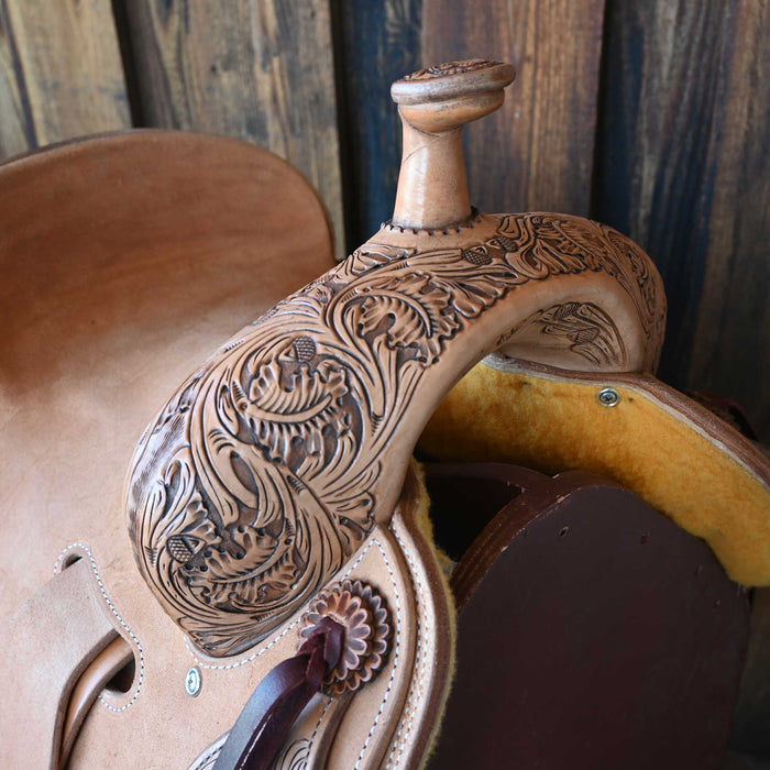 14.5" JEFF SMITH BUSTER WELCH RANCH CUTTER SADDLE