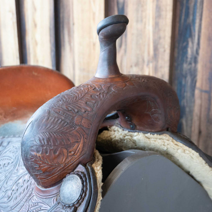 16.5" USED M.L. LEDDY'S CUTTING SADDLE