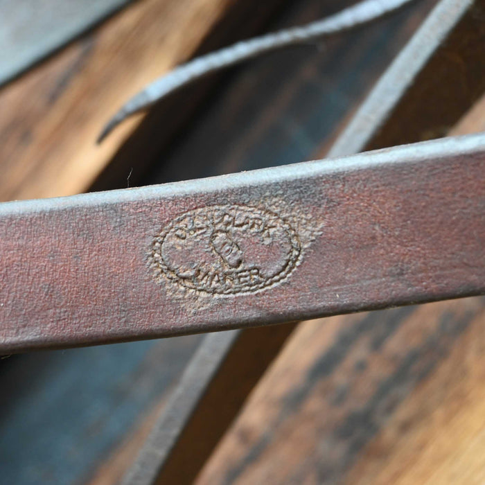 Vintage Floral Tooled Bridle Rig