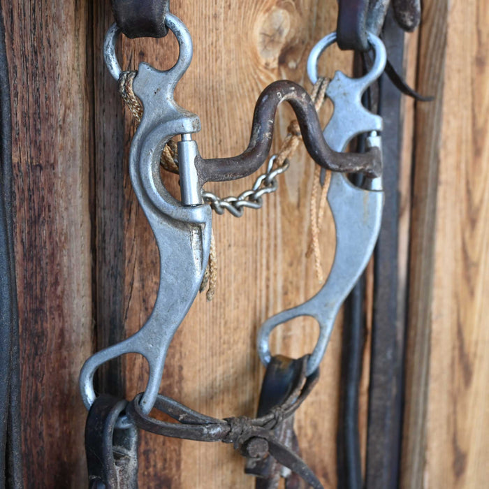 Dennis Moreland Solid Port Bridle Rig w/Single Ear Headstall