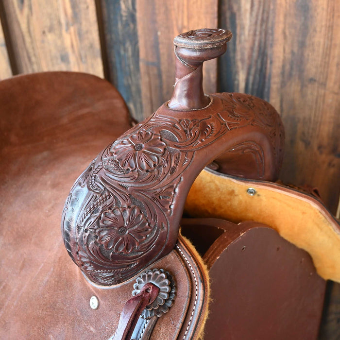 15" JEFF SMITH BUSTER WELCH RANCH CUTTER SADDLE