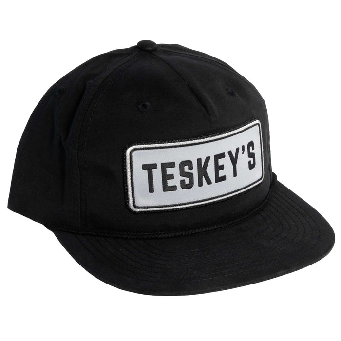 Teskey's Simple Patch Rope Cap - Black/Black TESKEY'S GEAR - Baseball Caps Teskey's