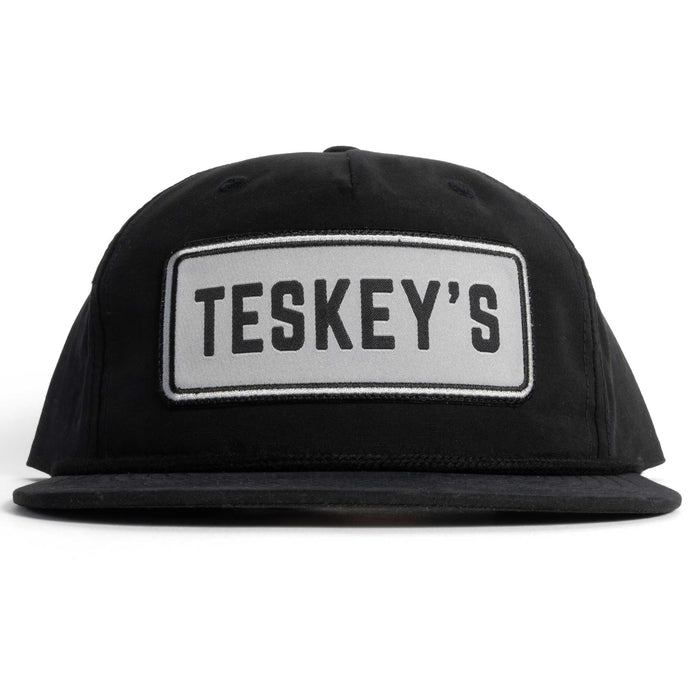 Teskey's Simple Patch Rope Cap - Black/Black TESKEY'S GEAR - Baseball Caps Teskey's