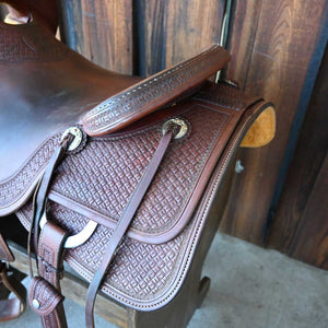 17" UESD JEFF SMITH COWBOY COLLECTION CUTTING SADDLE Saddles Jeff Smith