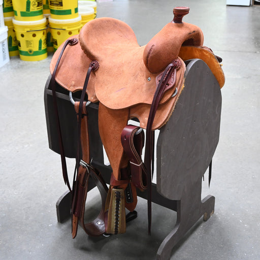 13.5" TESKEY'S STRIP DOWN RANCH SADDLE Saddles - New Teskey's Saddlery