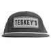 Teskey's Simple Patch Rope Cap - Charcoal/White TESKEY'S GEAR - Baseball Caps Teskey's