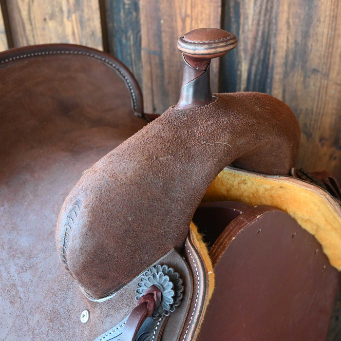 15" JEFF SMITH BUSTER WELCH RANCH CUTTER SADDLE