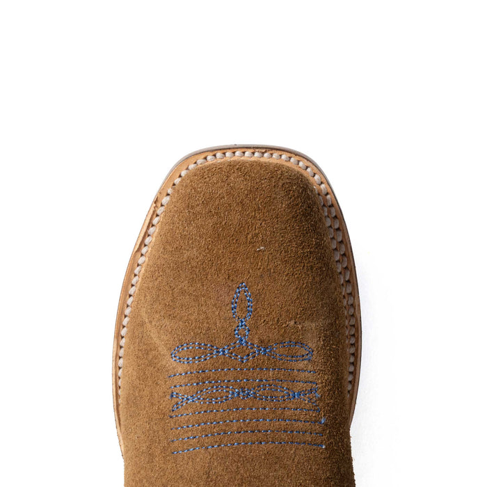 Roper Boy's Cutter Toe Tan Suede Western Boot KIDS - Footwear - Boots Roper Apparel & Footwear