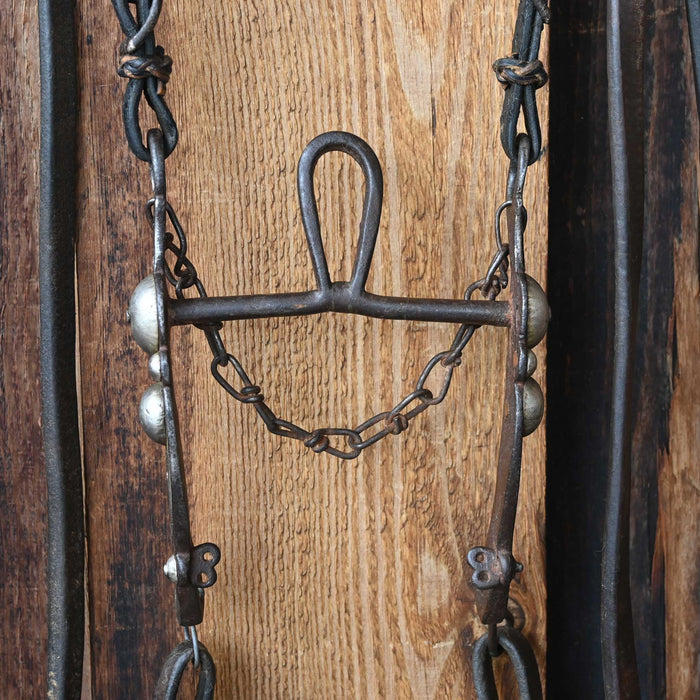 Vintage Silver Mexican Bit Bridle Rig