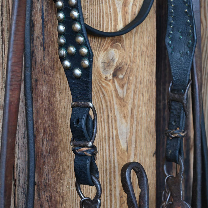 Vintage Silver Mexican Bit Bridle Rig